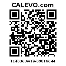 Calevo.com pricetag 1140363w19-008160-M