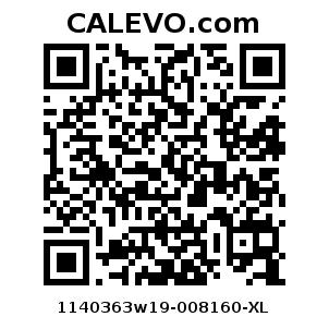 Calevo.com pricetag 1140363w19-008160-XL
