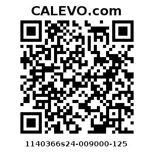 Calevo.com pricetag 1140366s24-009000-125