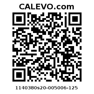 Calevo.com Preisschild 1140380s20-005006-125