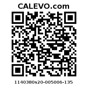 Calevo.com Preisschild 1140380s20-005006-135