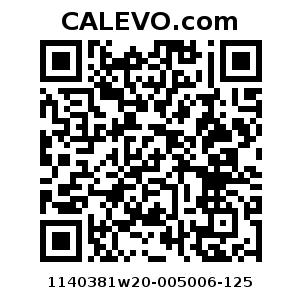 Calevo.com Preisschild 1140381w20-005006-125