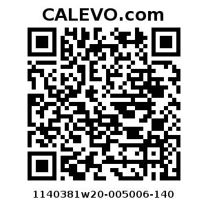 Calevo.com Preisschild 1140381w20-005006-140