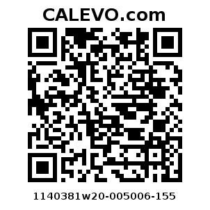 Calevo.com Preisschild 1140381w20-005006-155