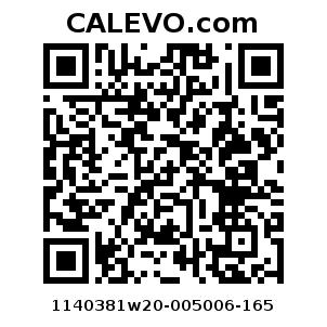 Calevo.com Preisschild 1140381w20-005006-165