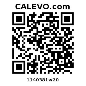 Calevo.com Preisschild 1140381w20