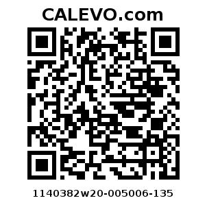 Calevo.com Preisschild 1140382w20-005006-135