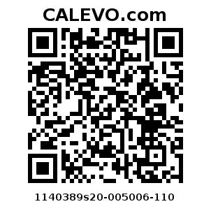 Calevo.com pricetag 1140389s20-005006-110