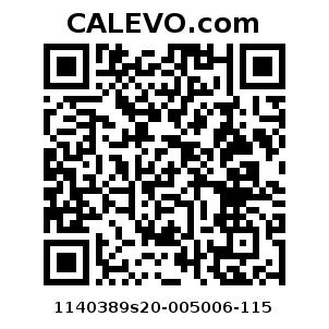 Calevo.com pricetag 1140389s20-005006-115