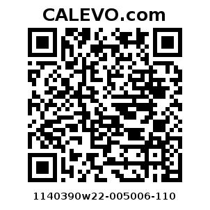 Calevo.com Preisschild 1140390w22-005006-110