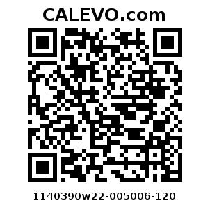 Calevo.com Preisschild 1140390w22-005006-120