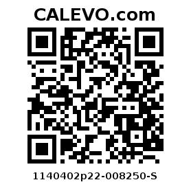 Calevo.com Preisschild 1140402p22-008250-S