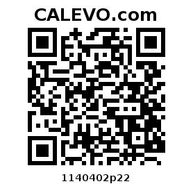 Calevo.com Preisschild 1140402p22