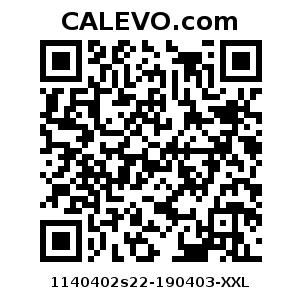 Calevo.com Preisschild 1140402s22-190403-XXL
