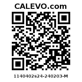 Calevo.com Preisschild 1140402s24-240203-M