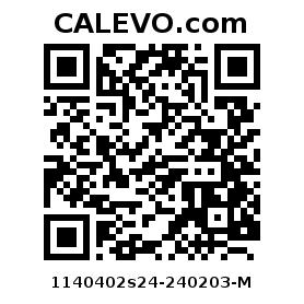 Calevo.com pricetag 1140402s24-240203-M