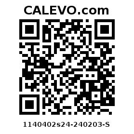 Calevo.com Preisschild 1140402s24-240203-S