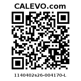 Calevo.com Preisschild 1140402s26-004170-L