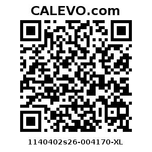 Calevo.com Preisschild 1140402s26-004170-XL