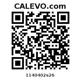 Calevo.com Preisschild 1140402s26