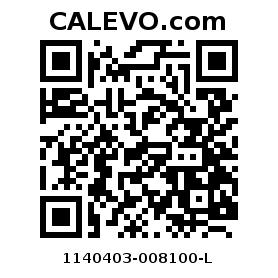 Calevo.com pricetag 1140403-008100-L