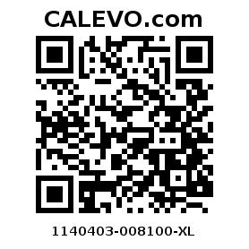 Calevo.com pricetag 1140403-008100-XL