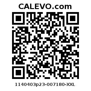 Calevo.com Preisschild 1140403p23-007180-XXL