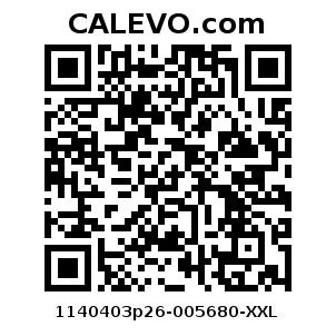 Calevo.com Preisschild 1140403p26-005680-XXL