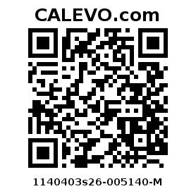 Calevo.com Preisschild 1140403s26-005140-M