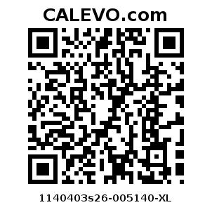 Calevo.com Preisschild 1140403s26-005140-XL
