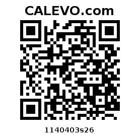 Calevo.com Preisschild 1140403s26