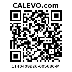 Calevo.com Preisschild 1140409p26-005680-M