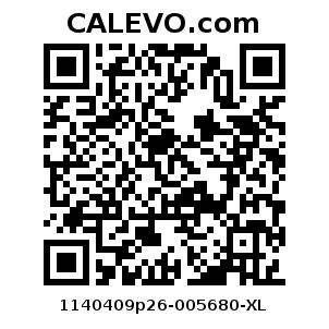 Calevo.com Preisschild 1140409p26-005680-XL