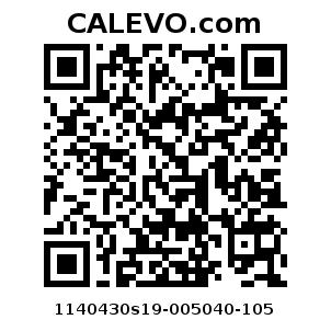 Calevo.com pricetag 1140430s19-005040-105