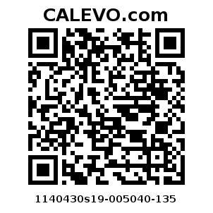Calevo.com pricetag 1140430s19-005040-135