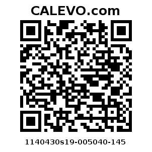 Calevo.com pricetag 1140430s19-005040-145