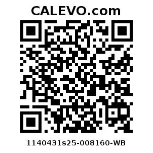 Calevo.com Preisschild 1140431s25-008160-WB