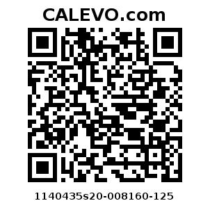 Calevo.com pricetag 1140435s20-008160-125