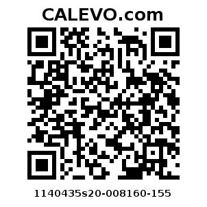 Calevo.com pricetag 1140435s20-008160-155