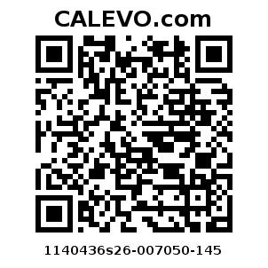 Calevo.com Preisschild 1140436s26-007050-145