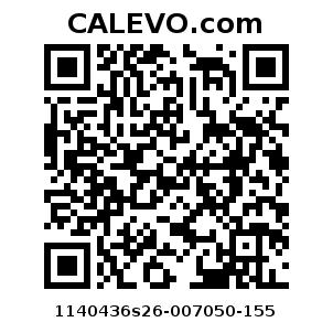 Calevo.com Preisschild 1140436s26-007050-155