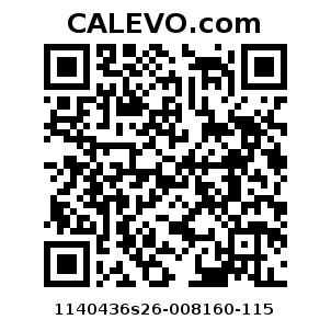Calevo.com Preisschild 1140436s26-008160-115
