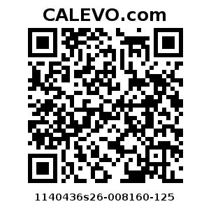 Calevo.com Preisschild 1140436s26-008160-125