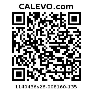 Calevo.com Preisschild 1140436s26-008160-135