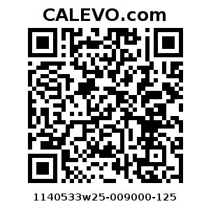 Calevo.com Preisschild 1140533w25-009000-125