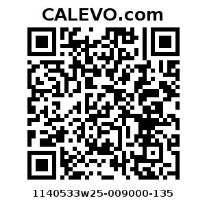 Calevo.com Preisschild 1140533w25-009000-135