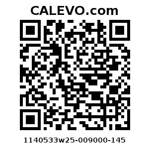 Calevo.com Preisschild 1140533w25-009000-145