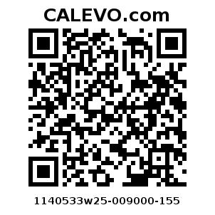 Calevo.com Preisschild 1140533w25-009000-155