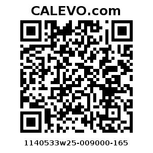 Calevo.com Preisschild 1140533w25-009000-165