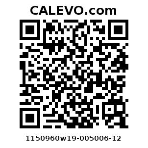 Calevo.com Preisschild 1150960w19-005006-12